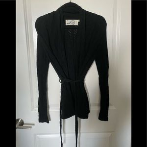 Lightweight Tie-Waist Cardigan